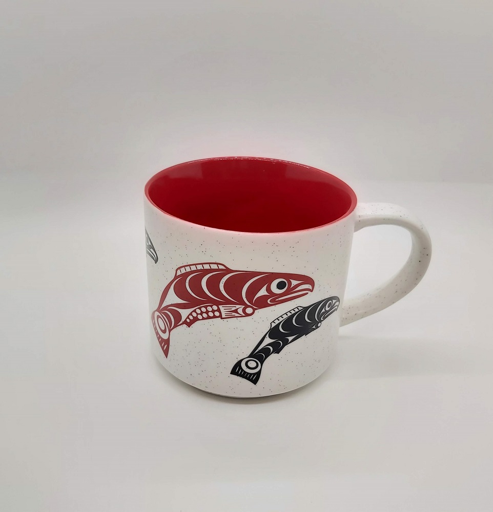 Salmon Ceramic Mug - The Kube Gallery